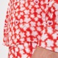 Camisa de verano unisex en gasa de algodón con estampado Attrape Coeur Amapola detalles vista 1