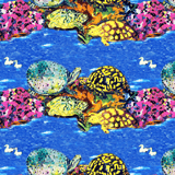Hombre Clásico Estampado - Bañador con estampado Vilebrequin x Hunt Slonem para hombre, Atoll pattern Hombre Clásico Estampado - Bañador con estampado Vilebrequin x Hunt Slonem para hombre, Atoll pattern