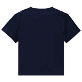 Boys Others Printed - Boys Cotton T-Shirt Hypno Shell, Navy back view