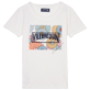 Mujer Autros Estampado - Camiseta de algodón con estampado Marguerites para mujer, Off white vista frontal