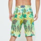 Herren Andere Bedruckt - Jungle Rousseau Bermudashorts aus Leinen mit Print für Herren, Ginger Rückansicht getragen