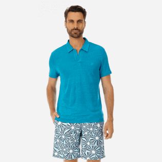 Homme AUTRES Uni - Polo en Voile de Lin Homme Uni, Seychelles frontworn Homme AUTRES Uni - Polo en Voile de Lin Homme Uni, Seychelles frontworn