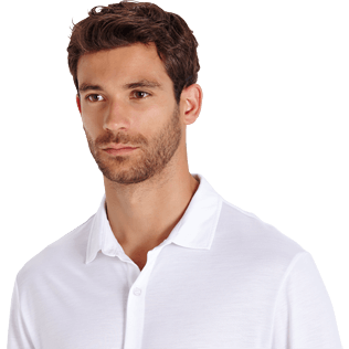 Uomo Altri Unita - Camicia uomo in jersey di lyocell a tinta unita, Bianco supp1 Uomo Altri Unita - Camicia uomo in jersey di lyocell a tinta unita, Bianco supp1