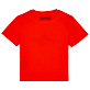 Niños Autros Estampado - Camiseta de algodón bordada con estampado Turtle Swim para niño, Nispero vista trasera