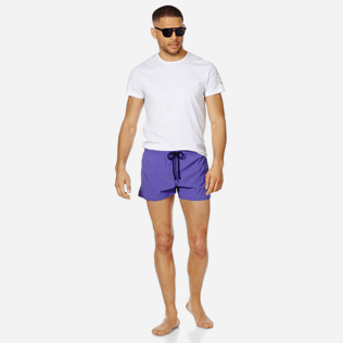 Uomo Classico corto Unita - Costume da bagno corto uomo stretch e aderente a tinta unita, Hyacinth supp2 Uomo Classico corto Unita - Costume da bagno corto uomo stretch e aderente a tinta unita, Hyacinth supp2