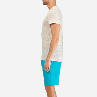Men Others Solid - Men Linen Jersey T-shirt Solid, Heather grey supp3 Men Others Solid - Men Linen Jersey T-shirt Solid, Heather grey supp3