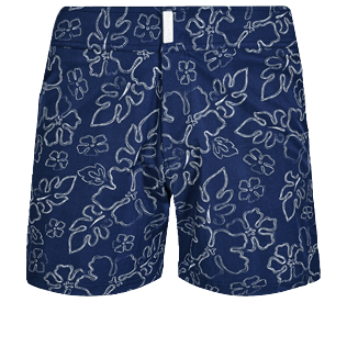 男款 Flat belts 印制 - 男士 1996 Gilbert Tropic 弹力平腰带泳装 , Navy front 男款 Flat belts 印制 - 男士 1996 Gilbert Tropic 弹力平腰带泳装 , Navy front