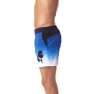 Homme CEINTURE PLATE Imprimé - Maillot de bain coupe ajustée Karl Lagerfeld, Ocean supp1 Homme CEINTURE PLATE Imprimé - Maillot de bain coupe ajustée Karl Lagerfeld, Ocean supp1