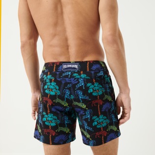 Men Others Printed - Men Swimwear Flat Belt Stretch Tiger Leap, Black details view 2