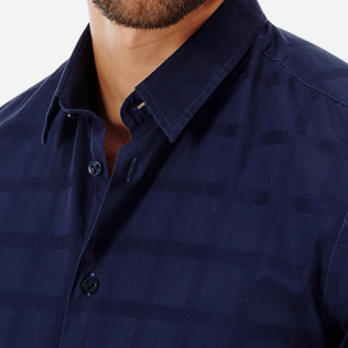Altri Grafico - Camicia unisex in cotone Carreaux, Blu marine supp1 Altri Grafico - Camicia unisex in cotone Carreaux, Blu marine supp1
