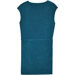 Damen Andere Uni - Kurzes Solid Frotteekleid für Damen, Gischt back Damen Andere Uni - Kurzes Solid Frotteekleid für Damen, Gischt back