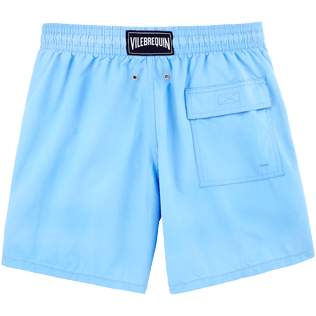 Men Classic Solid - Men swimtrunks Solid, Sky blue back Men Classic Solid - Men swimtrunks Solid, Sky blue back