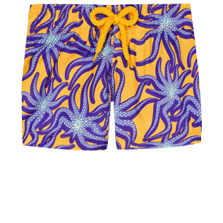 Others Printed - Baby Swim Trunks Octopus Band, Yellow front view