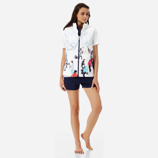 Autros Estampado - Chaleco reversible con estampado Massimo Vitali unisex, Cielo azul supp3 Autros Estampado - Chaleco reversible con estampado Massimo Vitali unisex, Cielo azul supp3