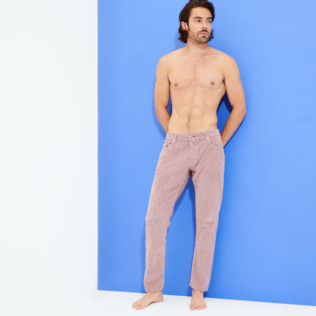Herren Andere Uni - Men Corduroy Carrot Fit Pants, Murasaki supp1 Herren Andere Uni - Men Corduroy Carrot Fit Pants, Murasaki supp1