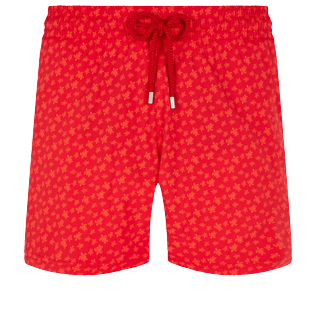Men Stretch classic Printed - Men Stretch Swim Trunks Micro Ronde Des Tortues, Peppers front view