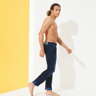 Hombre Autros Estampado - Vaqueros para hombre con cinco bolsillos y el estampado 2009 Les Requins, Mar azul supp6 Hombre Autros Estampado - Vaqueros para hombre con cinco bolsillos y el estampado 2009 Les Requins, Mar azul supp6