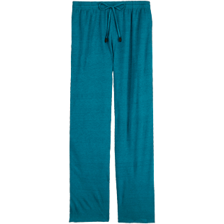 Donna Altri Unita - Pantaloni morbidi donna in lino tinta unita, Pino front Donna Altri Unita - Pantaloni morbidi donna in lino tinta unita, Pino front