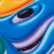 Toalla de playa con estampado Faces In Places unisex - Vilebrequin x Kenny Scharf, Multicolores 