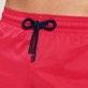 Men Others Solid - Men Swim Trunks Short and Fitted Stretch Solid, Burgundy details view 3
