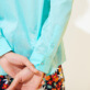 Hombre Autros Liso - Camisa en gasa de algodón de color liso unisex, Laguna detalles vista 3