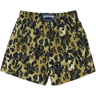 Men Classic Printed - Men Swimwear Camouflage- VBQ x Palm Angels, Black back view