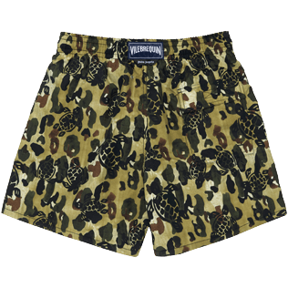 Bild von Herren Klassische Bedruckt - Camouflage Badehose für Herren - Vilebrequin x Camouflage, Schwarz Rückansicht Bild von Herren Klassische Bedruckt - Camouflage Badehose für Herren - Vilebrequin x Camouflage, Schwarz Rückansicht