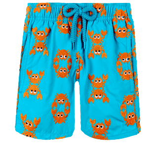 Bild von Jungen Andere Bestickt - Crabs Bademode mit Stickarbeiten für Jungen – Limited Edition, Curacao Vorderansicht Bild von Jungen Andere Bestickt - Crabs Bademode mit Stickarbeiten für Jungen – Limited Edition, Curacao Vorderansicht