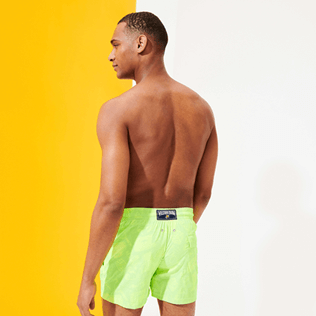 男款 Stretch classic 印制 - 男士 1987 Objets Cultes 弹力泳装 , Neon green backworn 男款 Stretch classic 印制 - 男士 1987 Objets Cultes 弹力泳装 , Neon green backworn