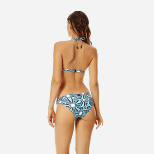 Damen Triangel Bedruckt - Oursinade Triangel-Bikinioberteil für Damen, Marineblau backworn Damen Triangel Bedruckt - Oursinade Triangel-Bikinioberteil für Damen, Marineblau backworn