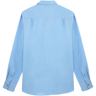 Men Others Solid - Men Linen Shirt Solid, Sky blue back Men Others Solid - Men Linen Shirt Solid, Sky blue back