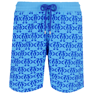 Homme CLASSIQUE LONG Imprimé - Maillot de bain homme Flocké Hippocampes, Piscine front Homme CLASSIQUE LONG Imprimé - Maillot de bain homme Flocké Hippocampes, Piscine front