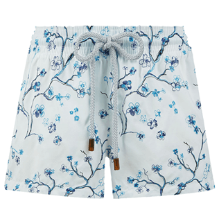 Photo de Femme AUTRES Brodé - Shorty de Bain femme Brodé Cherry Blossom, Bleu de mer vue de face Photo de Femme AUTRES Brodé - Shorty de Bain femme Brodé Cherry Blossom, Bleu de mer vue de face