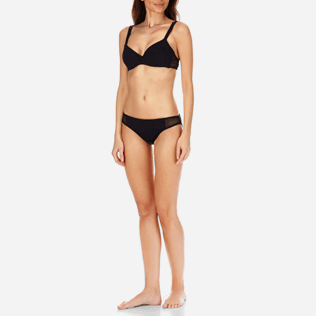 Femme ARMATURE Uni - Haut de Maillot de bain à armatures Femme Solid Net, Noir frontworn Femme ARMATURE Uni - Haut de Maillot de bain à armatures Femme Solid Net, Noir frontworn
