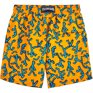 Homme Classique Moorea Imprimé - Maillot de bain Danse du Feu, Curcuma back Homme Classique Moorea Imprimé - Maillot de bain Danse du Feu, Curcuma back
