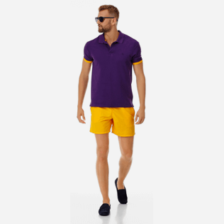 Homme AUTRES Uni - Polo en Piqué de Coton Homme Uni, Zinzolin supp2 Homme AUTRES Uni - Polo en Piqué de Coton Homme Uni, Zinzolin supp2