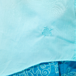 Autros Liso - Camisa en gasa de algodón de color liso unisex, Lazulii blue supp2 Autros Liso - Camisa en gasa de algodón de color liso unisex, Lazulii blue supp2