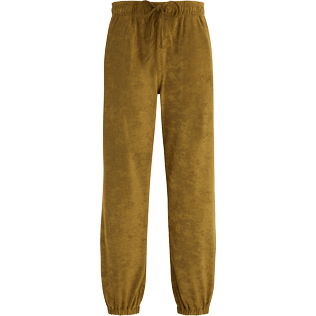 Men Others Solid - Unisex Terry Pants Solid, Bark front view