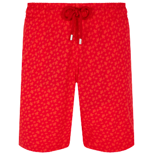 Men Long classic Printed - Men Swim Trunks Long Micro Ronde Des Tortues, Peppers front view