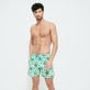 Men Others Embroidered - Men Embroidered Swim Shorts Stars Gift - Limited Edition, Lagoon front worn view