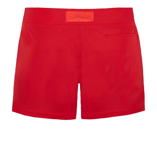 Hombre Cintura plana Liso - Bañador elástico con cintura lisa y estampado Tuxedo para hombre, Red polish back Hombre Cintura plana Liso - Bañador elástico con cintura lisa y estampado Tuxedo para hombre, Red polish back