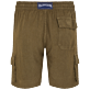 Men Others Solid - Men Linen Bermuda Shorts Natural Dye, Scrub back view