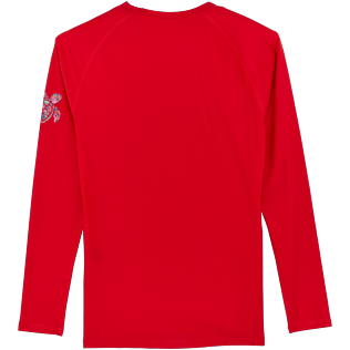 Others Printed - Unisex Long Sleeves Rashguards Solid, Red polish back Others Printed - Unisex Long Sleeves Rashguards Solid, Red polish back