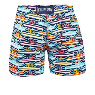 Boys Others Printed - Boys Stretch swimtrunks Mykonos, Tropezian blue back Boys Others Printed - Boys Stretch swimtrunks Mykonos, Tropezian blue back