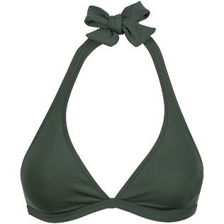 Donna Foulard Unita - Top bikini donna all'americana tinta unita, Pepe front Donna Foulard Unita - Top bikini donna all'americana tinta unita, Pepe front