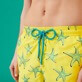 Men Classic Embroidered - Men Swim Trunks Embroidered 1997 Starlettes - Limited Edition, Lemon details view 1