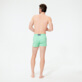 Uomo Altri Unita - Costume da bagno corto uomo stretch e aderente a tinta unita, Cardamom vista indossata posteriore