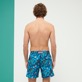 Men Stretch classic Printed - Men Stretch Swim Trunks Golden Carps - Web Exclusive, Navy back worn view