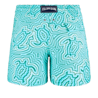 Homme Classique Moorea Imprimé - Maillot de bain Homme Stretch Tortues Hypnotiques, Curacao back Homme Classique Moorea Imprimé - Maillot de bain Homme Stretch Tortues Hypnotiques, Curacao back
