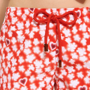 Women Swim Shorts Attrape Coeur Poppy red details view 1